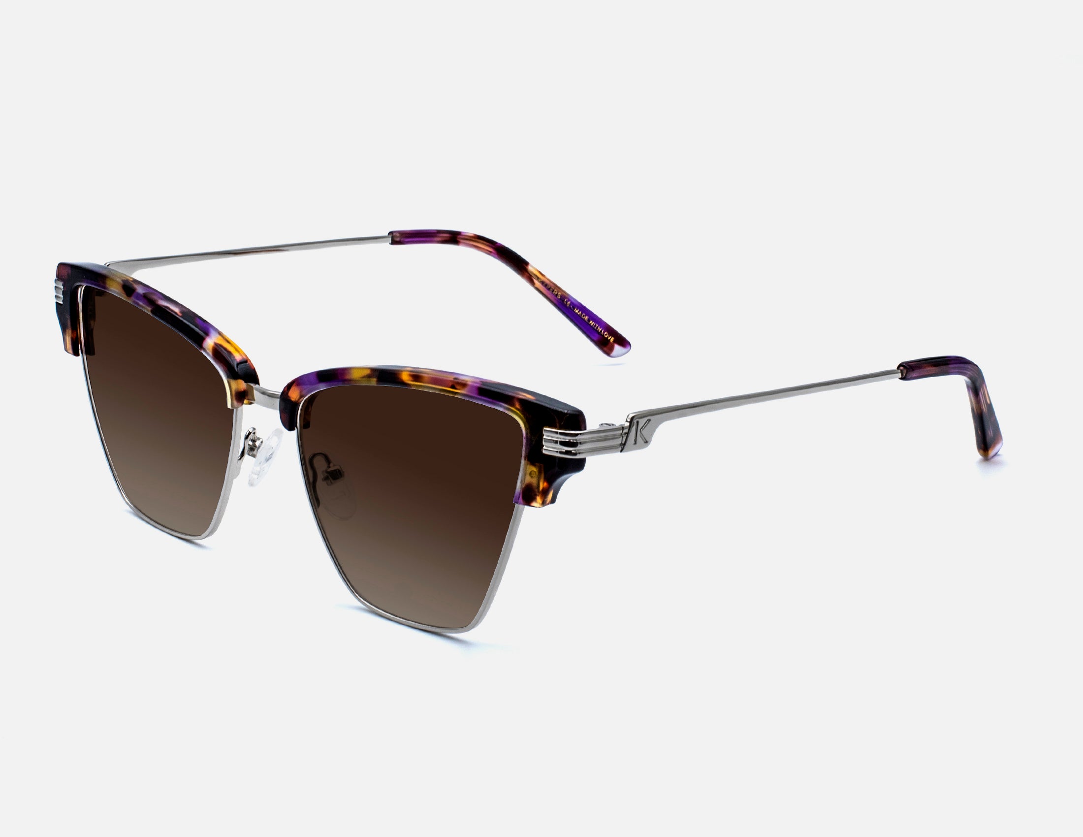 Alicante Havana Violet & Silver - Gradient Brown