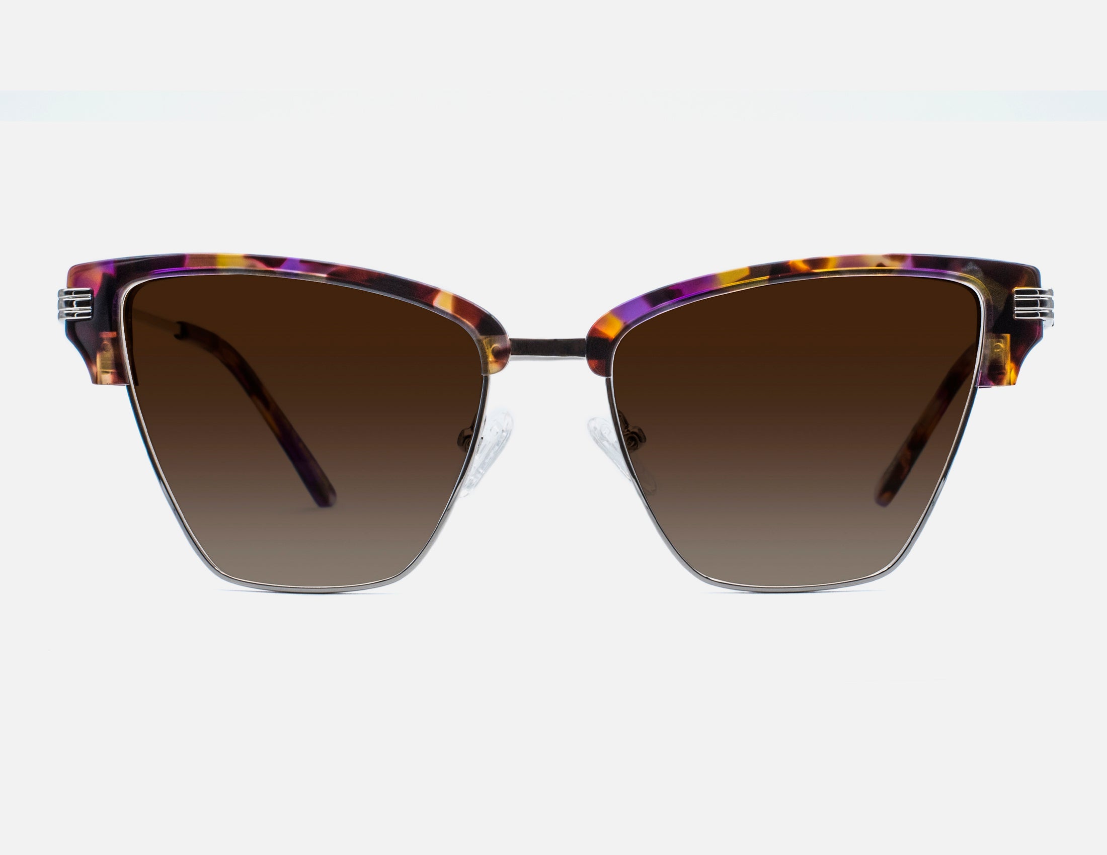 Alicante Havana Violet & Silver - Gradient Brown