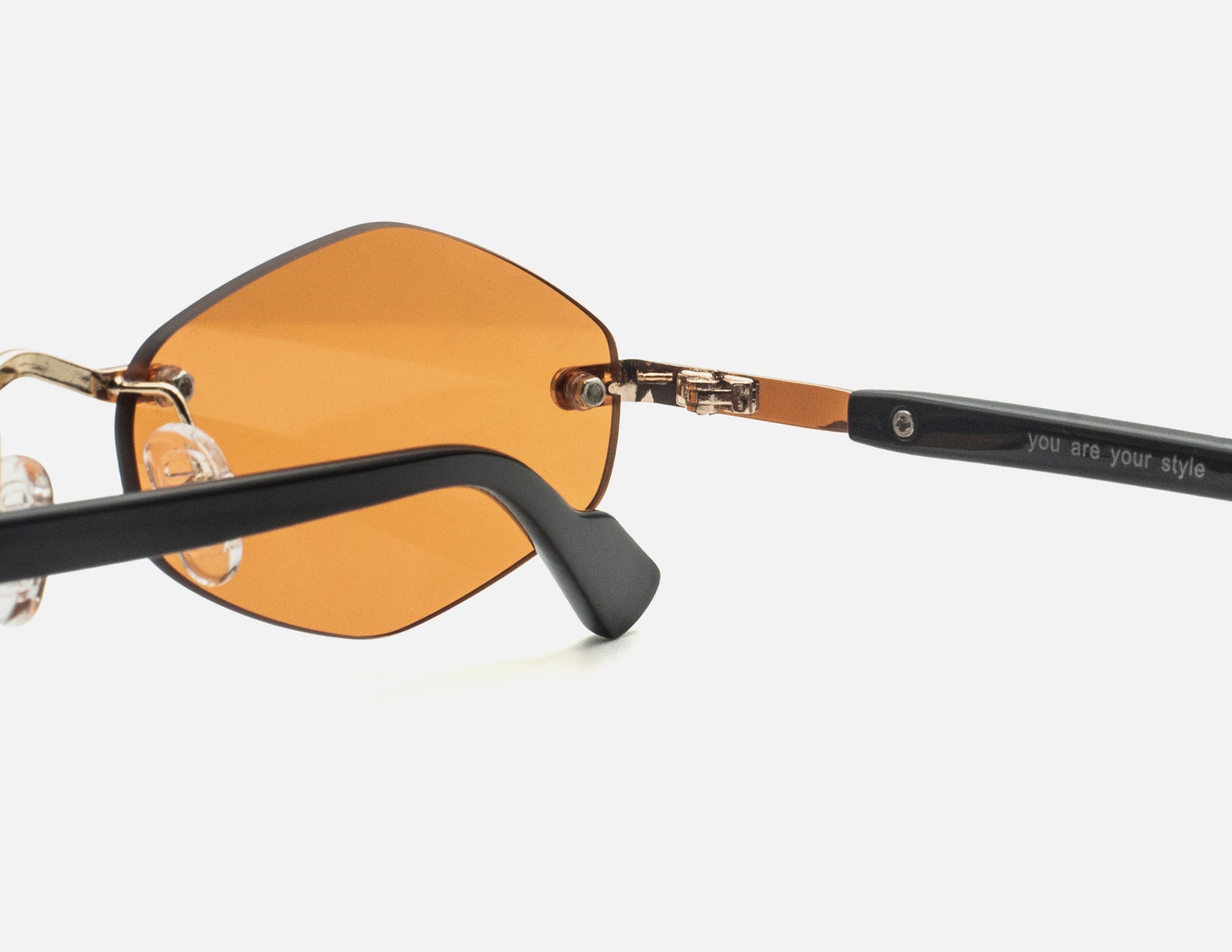 Halima Gold Metal - Orange